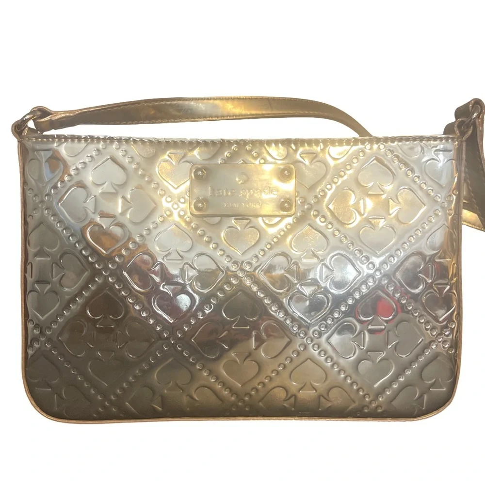 Chic & Shiny! Kate Spade Gold Beale Street Toni Crossbody Bag